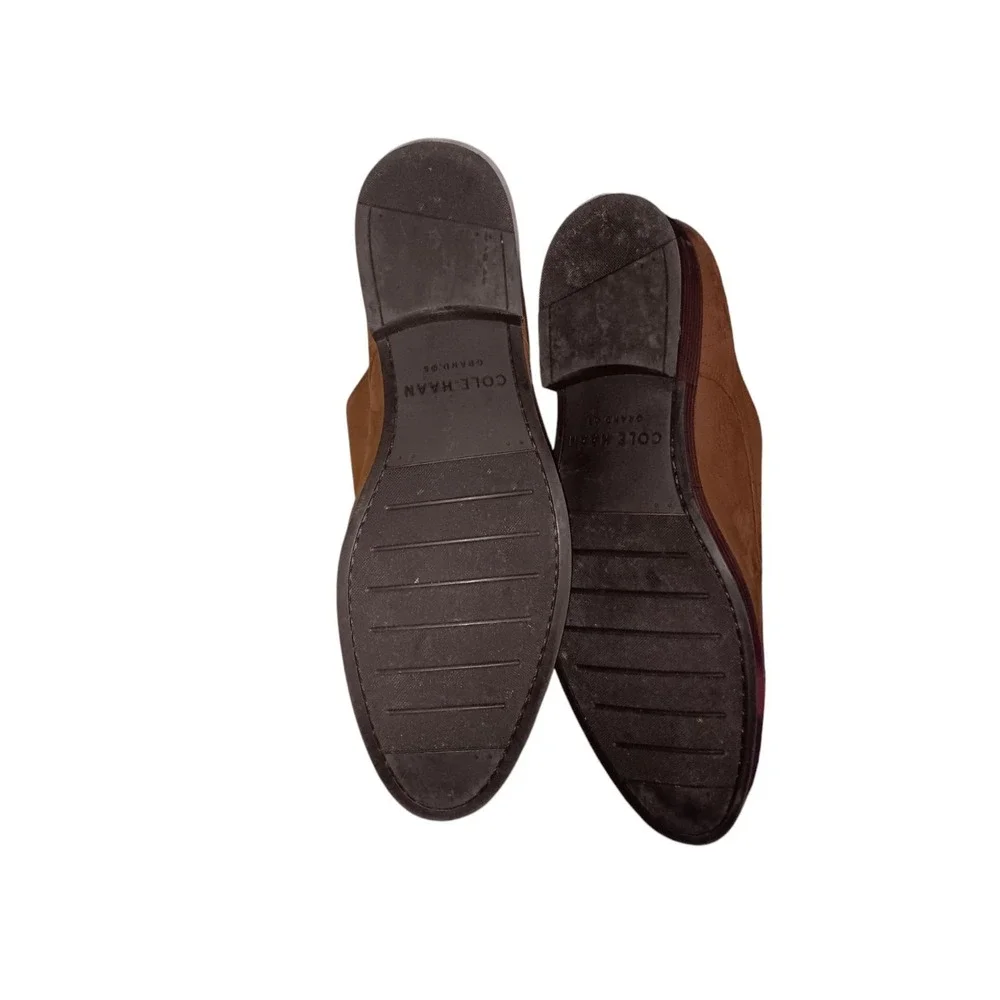 Cole Haan Oxford Mens sz 11 M Brown Double Monk Strap Leather Dress Shoes C26739